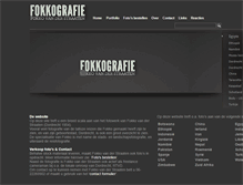 Tablet Screenshot of fokkografie.nl